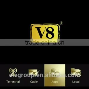 New DVB-S2+T2+Cable+IPTV Satellite tv Receiver Openbox v8 Angel Android4.4 Box With Kodi thumbnail-1