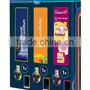Distributeur Automatique Pour 3 Voies de Roulement Mecanique Cigarette Papier et Preservatifs thumbnail-1