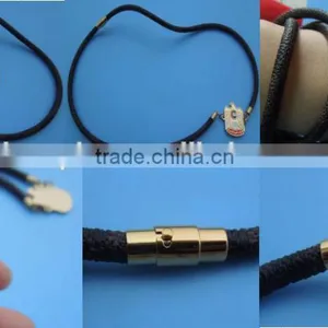 Metal Falcon Badge With Leather Bracelet thumbnail-1