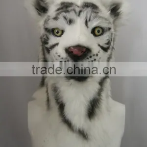 Moving Mouth Animal Mask for Kids/Children - Mister White Tiger thumbnail-1