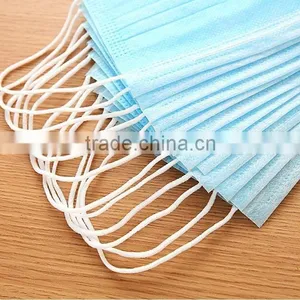 3-PLY Ear-loop Adult Nonwoven/PP Surgical Face Mask CE ISO FDA thumbnail-1