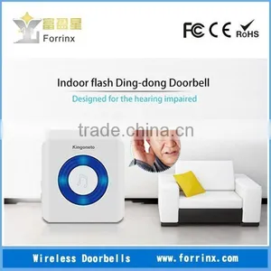 FORRINX Wireless Motion Sensor Doorbell /vibration Doorbell for the Deaf Vibrator thumbnail-1