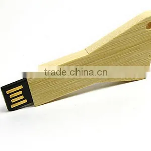 4Gb Usb Pen Drive Wood Key thumbnail-1