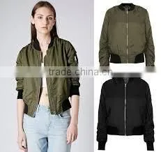 Ladies Bomber Jacket thumbnail-1