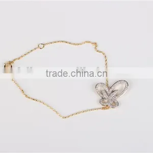 New Design Butterfly Bracelet Gril's Silver Sterling Bracelet Fashion Jewelry thumbnail-3