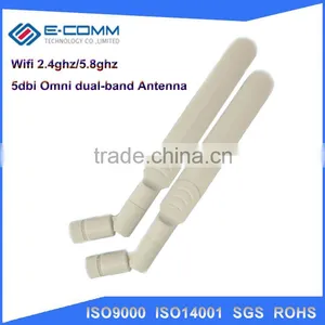 Hot Sale! 5dbi/6dbi/8dbi 2.4GHz 5.8GHz Dual Band WiFi Antenna RP-SMA Round Style thumbnail-6