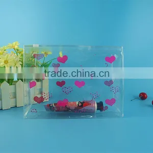Degradable Material Makeup Bag Clear PVC Bags With Zipper thumbnail-3