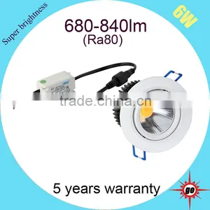 Led Lightings 3inch Ra80 Dimmable 6w Cob Downlight,for Commercial Indoor Architecture thumbnail-4