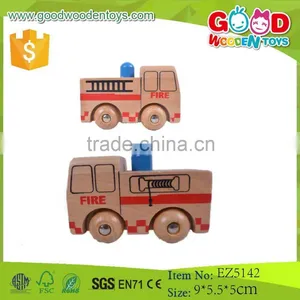 CE Standard Cheap Price and High Quality Solid Wood Kids Car Toy for Sale thumbnail-1