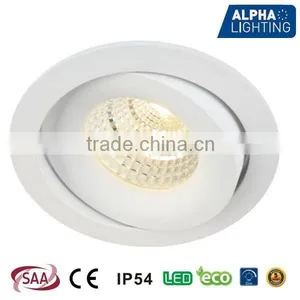 13W 2014 New IP54 Adjustable Dimmable 13W Cob Led Down Light thumbnail-1