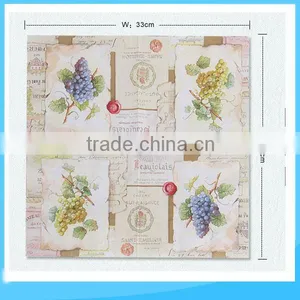 High Quality Customzied Printed Paper Napkins Party Napkin thumbnail-4