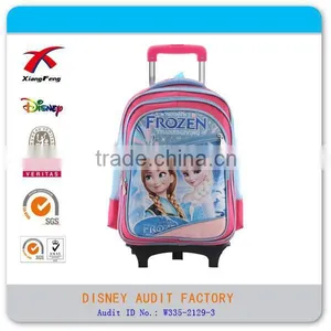 XF B-042 Cartoon Trolley Frozen Backpack Sister Bag thumbnail-1