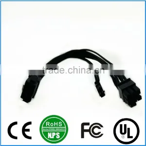 ATX 8 Pin Female to 6+2Pin Male InternalPC PSU Power Extension Cable thumbnail-1