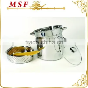 MSF-L3918 American 24cm or 20cm Stainless Steel Steamer Pots 4pcs Food Steamer Set thumbnail-6