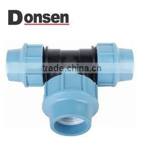 DEDUCING TEE,PP Fitting,pipe Fitting,compression Fitting,compressing Fitting thumbnail-1