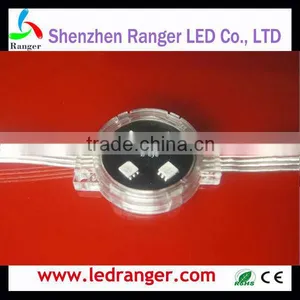 24 Pixels RGB LED Pixel Module DMX512 With Mini Decoder Clear Cover With Lens for 5050 LEDs thumbnail-1