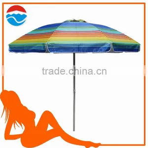240CM*8K Color Bar Fibre Glass Umbrella thumbnail-1