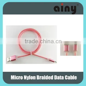 Super Flexible Micro Usb Cable With Nylon Braided Insulated Material thumbnail-1