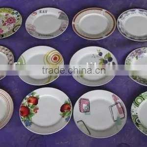 2015 New Christmas Ceramic Dinnerware Porcelain Plate,red Christmas Full Decal Flat Plate Set thumbnail-2