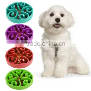 Homdox Pet Fun Feeder Slow Feed Bloat Stop Dog Bowl AM002701 thumbnail-1