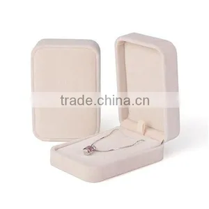 Custom Flock Jewelry Boxes Pendant Box thumbnail-4