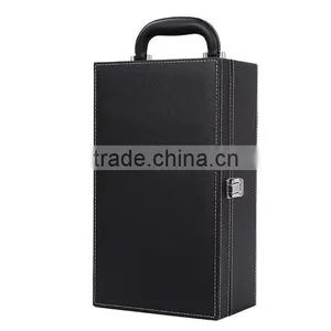 Custom Logo Printed High End Leather Wine Gift Box thumbnail-4