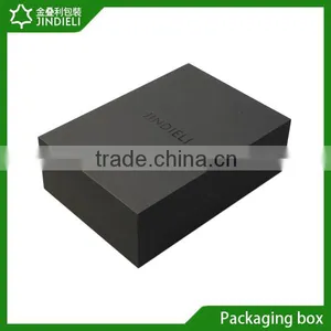Accept Custom Order and Paper,black Touch Paper+ Grey Board Material Rigid Boxes for Perfume thumbnail-1