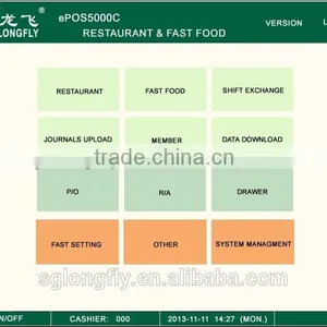 Android -Linux -ARM Pos System 12.1"5-Wire Resistive Touch Screen 32 Bit ARM 9, Fan Less thumbnail-2