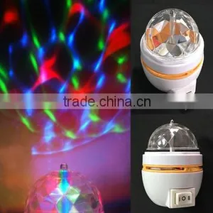 CE Approved Mini USB Plug Disco Ball Light LED Rotating Beacon Light thumbnail-4