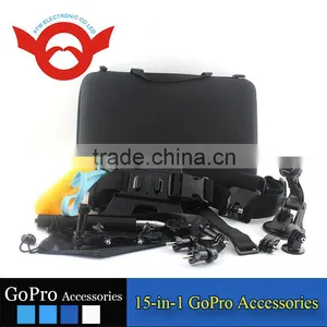Wonderful Gopros Accessories ,15-in-1 Gopros Accessories Sets for Gopros Heros 4,go Pro Heros 4 / 3+/3 /2 /1 thumbnail-6