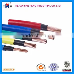 Double PVC Jacket Bare Copper Conductor Electric Wire Cable, BVV thumbnail-5