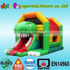 Dinosaur Inflatable Bounce Castle for Commcercial Use thumbnail-1