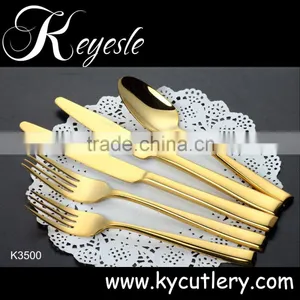 Black Flatware Set,cutlery Gold Plated 24 Pcs,black Cutlery thumbnail-6