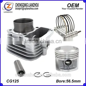 OEM Motorcycle Spare Parts CG125 Cylinder Kit thumbnail-3
