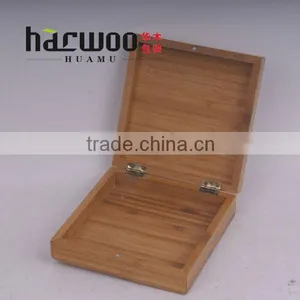 Small Hinged Engaving Bamboo Box,bamboo Gift Box thumbnail-1