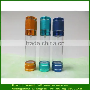 15ml 30ml 50ml Plastic Airless Bottle, Plastic Airless Pump Bottle,plastic Bottle for Cosmetic thumbnail-1