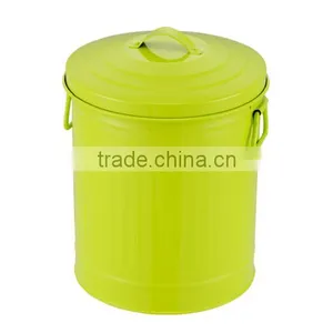 Kitchen Compost Bin Green Container Countertop Waste Recycle Food Container Bin for Storage thumbnail-3