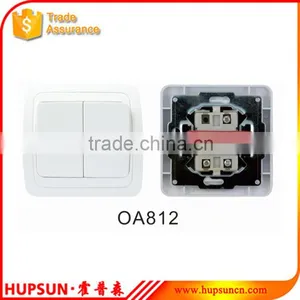 European Style 250V 10A 2G 1G Switch Illuminated European Electrical Switch thumbnail-3