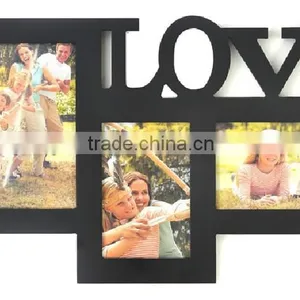 Letter Wood Collage Photo Frame,wedding Decoration,unique Cooletion Picture Frame thumbnail-3