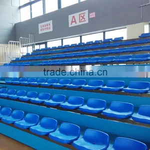 Flexible Multipurpose Indoor Athletic Venues Used Retractable Gym Seating thumbnail-1