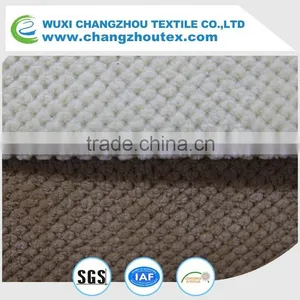Weight 310GSM 88%poly Plaid Warp Knit Fabric With Diamond Pattern thumbnail-1