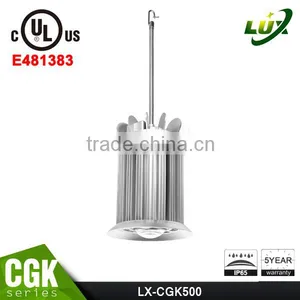 5 Years Warranty Copper Heat Pipe Design 2016 CE Rohs Approved Meanwell Driver 400W LED High Bay Light Fixture thumbnail-5