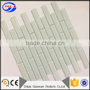 Strip White Glass Tile thumbnail-2
