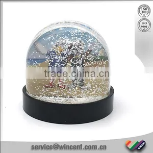 Unique Photo Frame 9*9cm Custom Christmas Snow Dome thumbnail-2