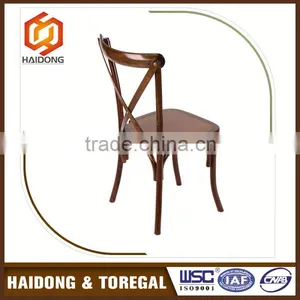 Pass En Transparent Bar Stool Chair With Cross Back thumbnail-4