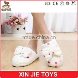 Ladies Winter Indoor Slipper Cheap Adult Plush Slipper 2015 Hot Selling Girls Plush Slippers Quality Choice thumbnail-2