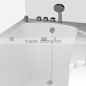 White Acrylic Walk in Bathtub for the Elderly thumbnail-4