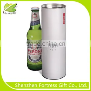 High End Unique Luxury White Paper Wine Gift Box thumbnail-3
