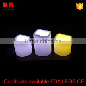 Flameless Pillar 3PC LED Candles With Remote Control thumbnail-2