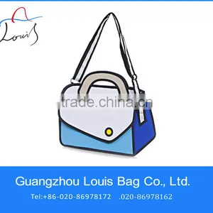 Best Selling 3D Bag ,cartoon Bag Comic 3d Bag,2d 3d Cartoon Canvas Satchel Backpack Bag thumbnail-1